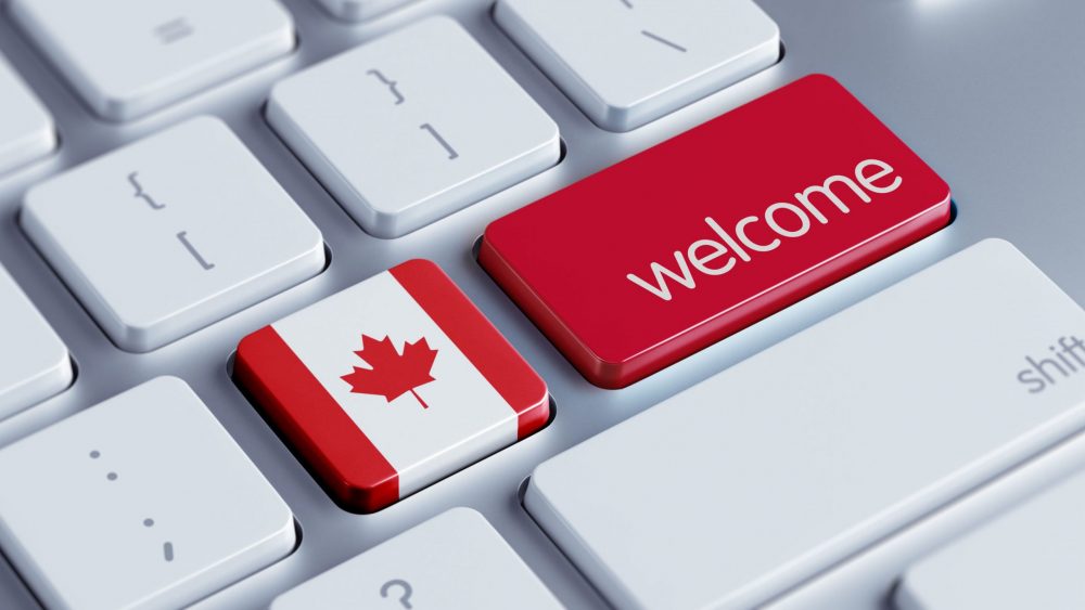 Keyboard with Canada Welcome by Canada CIS