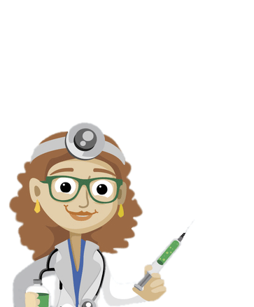 Animated Female doctor